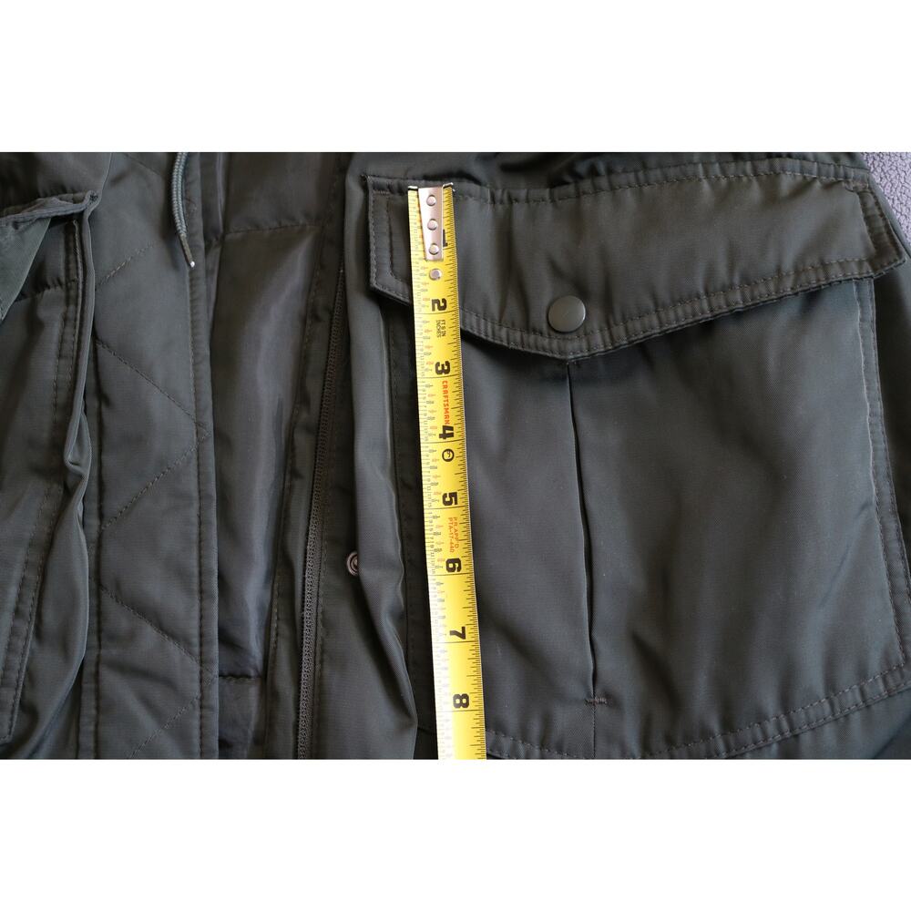 UNIVERSAL THREAD Winter Coat Women Large Green Chunky Cinched Waist Drawstring - Picture 6 of 16